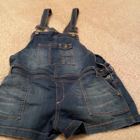 Arizona Jean Co Overall Denim Shorts 